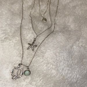 Layered ocean necklace